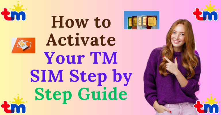 Activate Your TM SIM